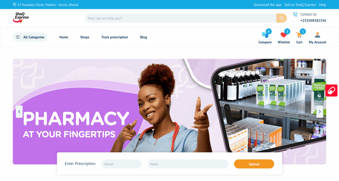 An online pharmacy which prioritizes health and convenience,
making it easier than ever to manage your medications and stay
on top of your healthcare needs.